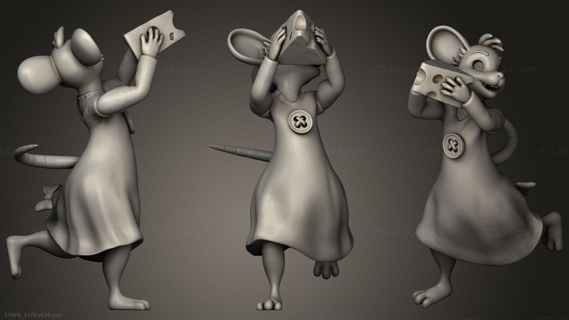 Mouse Character T-pose | 3D model